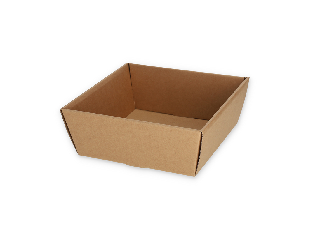 TRAY-2: Gift set box with transparent lid, 210x210x90 mm 2