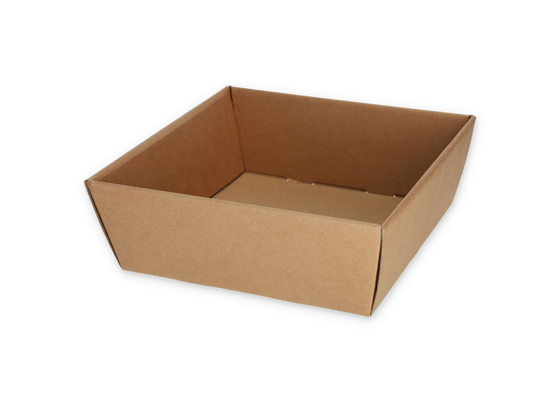 TRAY-3: Gift set box with transparent lid, 260x260x100 mm 2