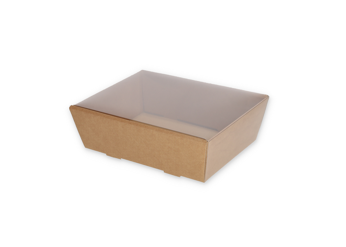 TRAY-4: Gift set box with transparent lid, 230x170x80 mm 1