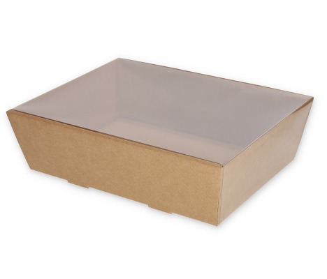 TRAY-5: Gift set box with transparent lid, 290x210x90 mm 1