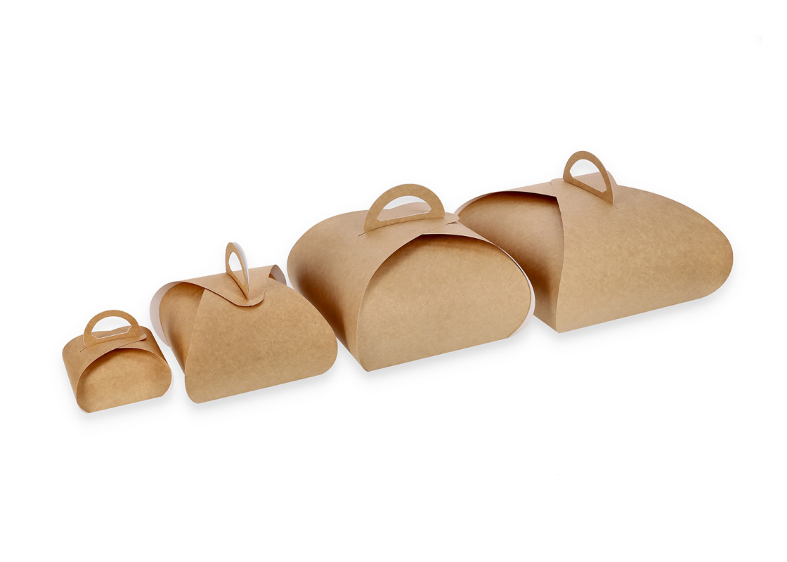 TUL-5: 250 x 250 x 190 mm <br>Cake Box Tulip 2