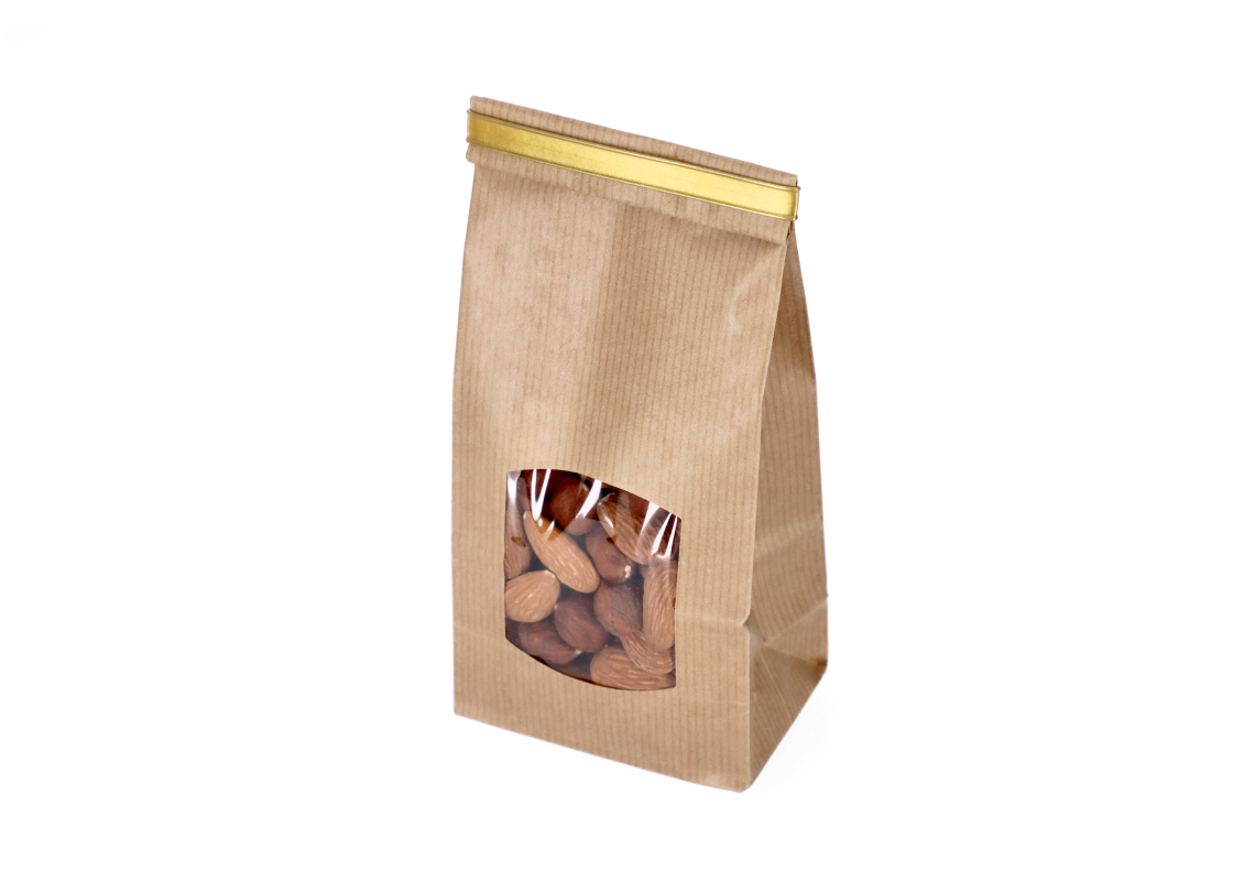 KLIPS-175A: Golden color 175mm x 8mm tape for closing bags 1