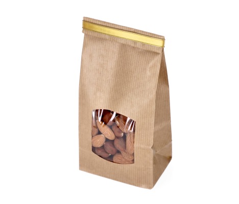 KLIPS-175A: Golden color 175mm x 8mm tape for closing bags 1