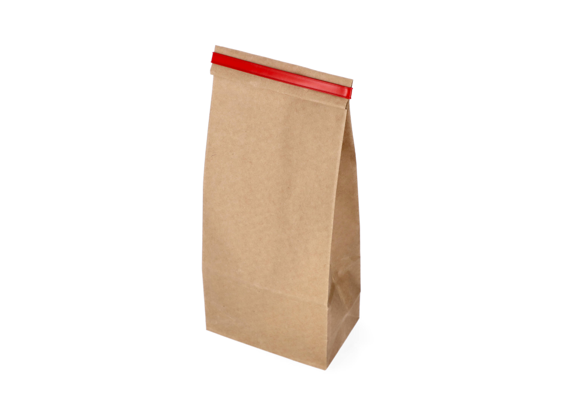 KLIPS-140R: Red 140mm x 8mm tape for closing bags 1