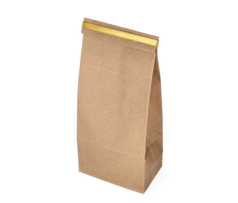 KLIPS-140A: golden 140 mmx 8 mm tape for bag closing 1
