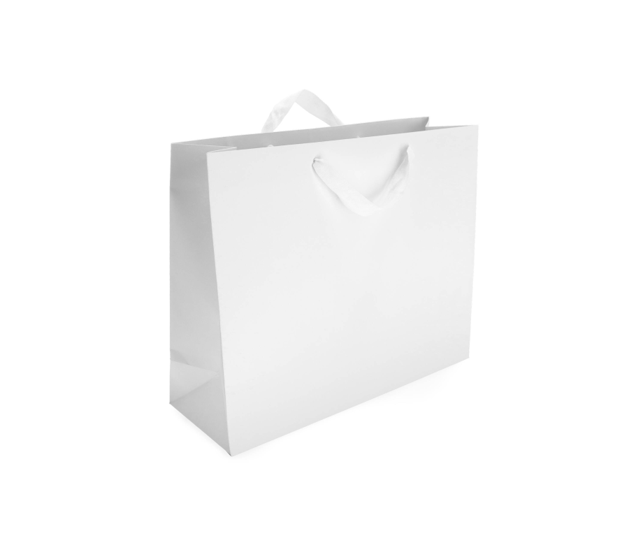 VIP-3: 530 x 180 x 480 mm paper bag with fabric handles 3