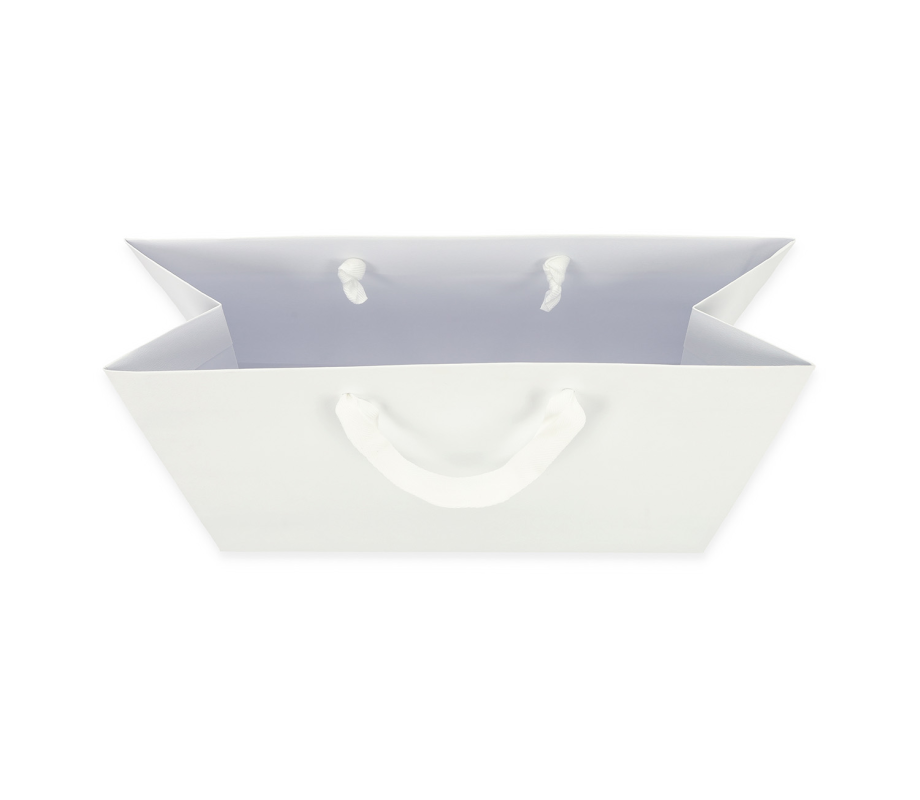 VIP-2: 400 x 150 x 290 mm paper bag with fabric handles 5